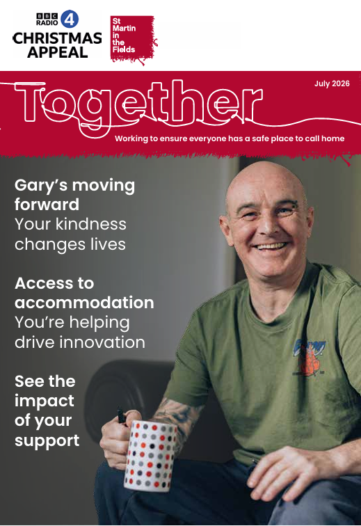 Together: Working to ensure everyone has a safe place to call home. Gary's moving forward: Your kindness changes lives. Access to accommodation: You're helping drive innovation. See the impact of your support